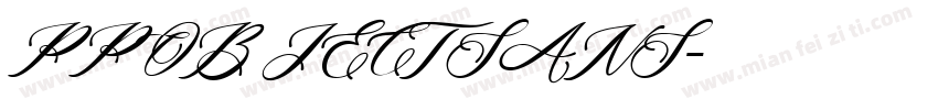 PPOb jectSans字体转换